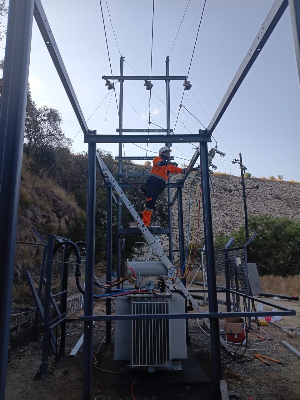 high voltage line 4